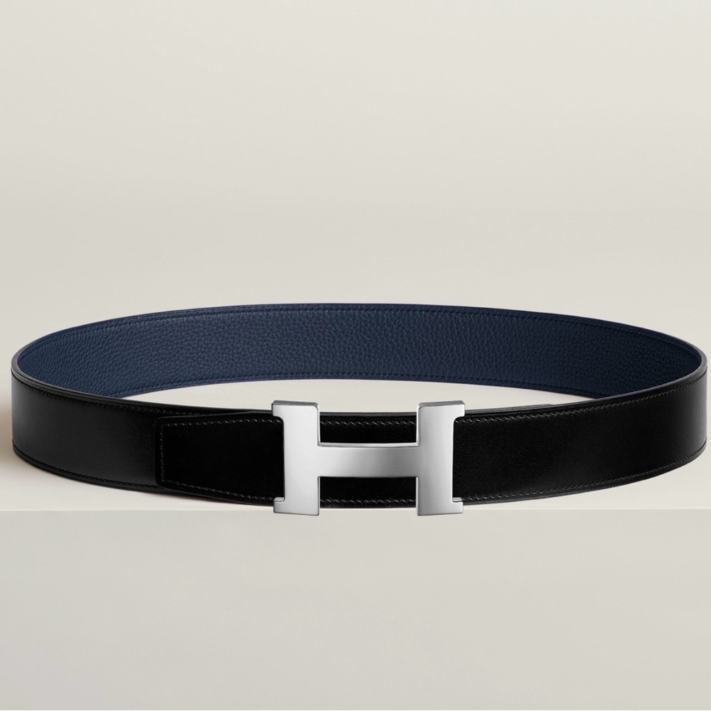 NEW Hermes Belt Buckle & Reversible Leather Strap 38mm